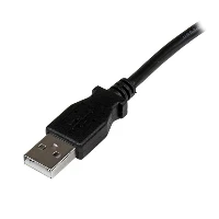 StarTech.com 1m USB 2.0 A to Right Angle B Cable - M/M, 1 m, USB A, USB B, USB 2.0, Male/Male, Black