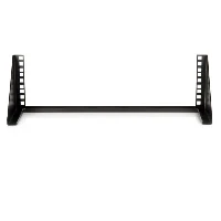 StarTech.com 3U 19in Steel Vertical Wall Mount Equipment Rack Bracket, Wall mounted rack, 3U, 56.7 kg, 921 g, Black