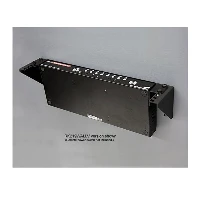 StarTech.com 3U 19in Steel Vertical Wall Mount Equipment Rack Bracket, Wall mounted rack, 3U, 56.7 kg, 921 g, Black