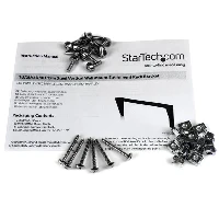 StarTech.com 3U 19in Steel Vertical Wall Mount Equipment Rack Bracket, Wall mounted rack, 3U, 56.7 kg, 921 g, Black