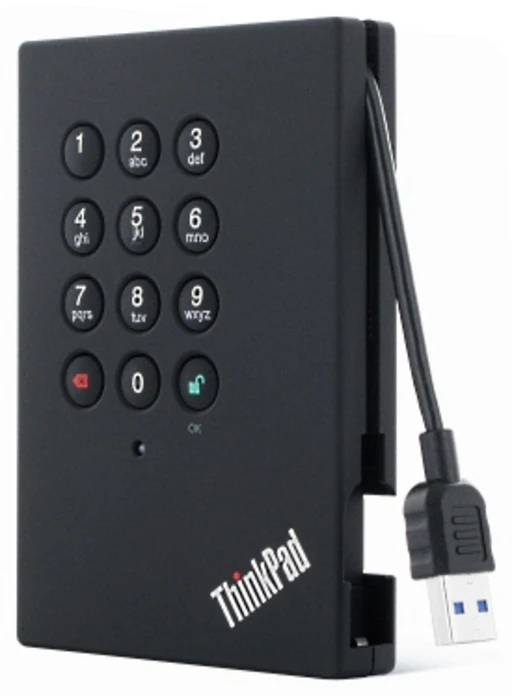 Lenovo ThinkPad USB 3.0 1TB, 1000 GB, 2.0, 5400 RPM, Black