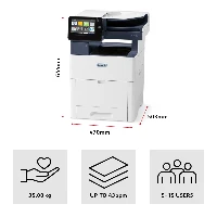 Xerox VersaLink C505 A4 45ppm Duplex Copy/Print/Scan Sold PS3 PCL5e/6 2 Trays 700 Sheets (DOES NOT SUPPORT FINISHER), Laser, Colour printing, 1200 x 2400 DPI, A4, Direct printing, Black, Blue, White