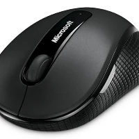 Microsoft Wireless Mobile Mouse 4000, BlueTrack, RF Wireless, 1000 DPI, Black