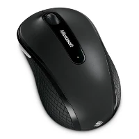 Microsoft Wireless Mobile Mouse 4000, BlueTrack, RF Wireless, 1000 DPI, Black