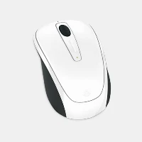 Microsoft Wireless Mobile Mouse 3500, BlueTrack, RF Wireless, 1000 DPI, White