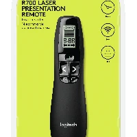 Logitech Professional Presenter R700, RF, USB, 30 m, Black