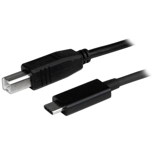 StarTech.com USB-C to USB-B Cable - M/M - 1m (3ft) - USB 2.0, 1 m, USB C, USB B, USB 2.0, Male/Male, Black