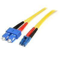 StarTech.com Fiber Optic Cable - Single-Mode Duplex 9/125 - LSZH - LC/SC - 10 m, 10 m, OS1, LC, SC