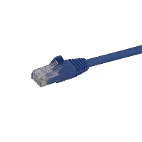 StarTech.com 15m CAT6 Ethernet Cable - Blue CAT 6 Gigabit Ethernet Wire -650MHz 100W PoE RJ45 UTP Network/Patch Cord Snagless w/Strain Relief Fluke Tested/Wiring is UL Certified/TIA, 15 m, Cat6, U/UTP (UTP), RJ-45, RJ-45