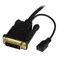 StarTech.com 6 ft DVI to VGA Active Converter Cable  DVI-D to VGA Adapter  1920x1200, 1.9 m, VGA (D-Sub), DVI-D + USB, Male, Male/Female, Straight