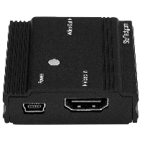 StarTech.com HDMI Signal Booster - HDMI Extender - 4K 60Hz, 3840 x 2160 pixels, AV repeater, 35 m, Black, HDCP