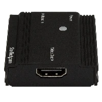 StarTech.com HDMI Signal Booster - HDMI Extender - 4K 60Hz, 3840 x 2160 pixels, AV repeater, 35 m, Black, HDCP