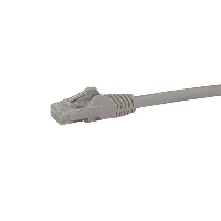StarTech.com 15m CAT6 Ethernet Cable - Grey CAT 6 Gigabit Ethernet Wire -650MHz 100W PoE RJ45 UTP Network/Patch Cord Snagless w/Strain Relief Fluke Tested/Wiring is UL Certified/TIA, 15 m, Cat6, U/UTP (UTP), RJ-45, RJ-45