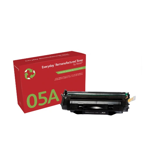 Everyday Remanufactured Everyday Black Remanufactured Toner by replaces HP 05A (CE505A), Standard Capacity, 2300 pages, Black, 1 pc(s)
