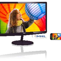 Philips LED-backlit LCD monitor 247E6QDAD/00, 59.9 cm (23.6