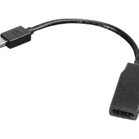 Lenovo 0B47089, 0.2 m, Mini DisplayPort, HDMI, 3840 x 2160 pixels, Black, Male/Female