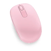 Microsoft Wireless Mobile Mouse 1850, Ambidextrous, RF Wireless, Pink