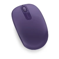 Microsoft Wireless Mobile Mouse 1850, Ambidextrous, RF Wireless, Purple