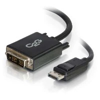 C2G 3m DisplayPort to Single Link DVI-D Adapter Cable M/M - DP to DVI - Black, 3 m, DisplayPort, DVI-D, Male, Male, 1920 x 1200 pixels