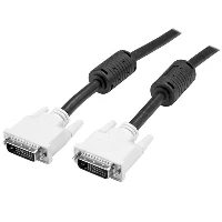 StarTech.com 2m DVI-D Dual Link Cable  M/M, 2 m, DVI-D, DVI-D, Male, Male, Black, White