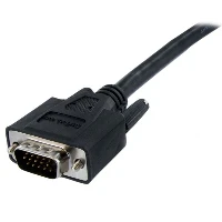 StarTech.com 2m DVI to VGA Display Monitor Cable M/M - DVI to VGA (15 Pin), 2 m, DVI-A, VGA (D-Sub), Nickel, Black, Male/Male
