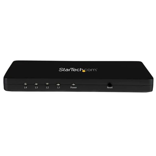 StarTech.com 4K HDMI 4-Port Video Splitter  1x4 HDMI Splitter w/ Solid Aluminum Housing  4K 30Hz, HDMI, 4x HDMI, 3840 x 2160 pixels, Black, Aluminium, 5 m