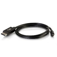 C2G 2m Mini DisplayPort to DisplayPort Adapter Cable 4K UHD - Black, 2 m, Mini DisplayPort, DisplayPort, Male, Male, Black
