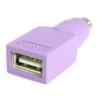 StarTech.com Replacement USB Keyboard to PS/2 Adapter - F/M, PS/2, USB A, Violet