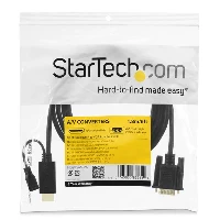 StarTech.com 10 ft HDMI to VGA Active Converter Cable - HDMI to VGA Adapter - 1920x1200 or 1080p, 3 m, VGA (D-Sub), HDMI + Micro USB, Male, Male/Female, Straight