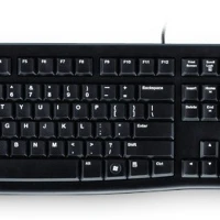 Logitech Keyboard K120 for Business, Full-size (100%), Wired, USB, AERTY, Black