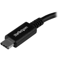 StarTech.com USB-C to USB-A Adapter Cable - M/F - 6in - USB 3.0 - USB-IF Certified, 0.15 m, USB C, USB A, USB 3.2 Gen 1 (3.1 Gen 1), Male/Female, Black