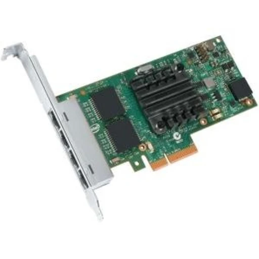 Intel I350T4V2, Internal, Wired, PCI Express, Ethernet, 1000 Mbit/s, Green, Silver