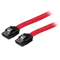StarTech.com 8in Latching SATA to SATA Cable - F/F, 0.2032 m, SATA III, SATA 7-pin, SATA 7-pin, Male/Male, Red
