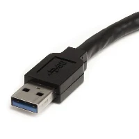 StarTech.com 5m USB 3.0 Active Extension Cable - M/F, 5 m, USB A, USB A, USB 3.2 Gen 1 (3.1 Gen 1), Black
