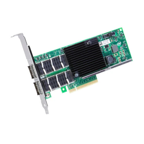Intel XL710QDA2, Internal, Wired, PCI Express, Fiber, 40000 Mbit/s, Black, Green