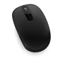 Microsoft Wireless Mobile Mouse 1850 for Business, Ambidextrous, Optical, RF Wireless, Black
