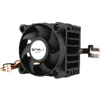 StarTech.com 50x50x41mm Socket 7/370 CPU Cooler Fan w/ Heatsink and TX3 and LP4, Cooler, 5 cm, 4500 RPM, 28 dB, 8.84 cfm, Black