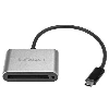 StarTech.com USB 3.0 Card Reader/Writer for CFast 2.0 Cards - USB-C, CFast, CFast 2.0, Black, Silver, 6000 Mbit/s, Aluminium, Activity, Power, RoHS, CE, FCC, REACH