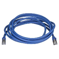 StarTech.com 3m CAT6a Ethernet Cable - 10 Gigabit Shielded Snagless RJ45 100W PoE Patch Cord - 10GbE STP Network Cable w/Strain Relief - Blue Fluke Tested/Wiring is UL Certified/TIA, 3 m, Cat6a, U/FTP (STP), RJ-45, RJ-45