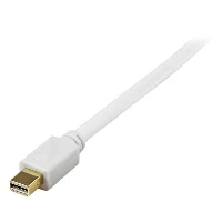 StarTech.com 6 ft Mini DisplayPort to DVI Active Adapter Converter Cable - mDP to DVI 1920x1200 - White, 1.8 m, Mini DisplayPort, DVI-D, Male, Male, Straight