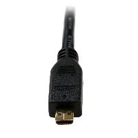 StarTech.com 3m Micro HDMI to HDMI Cable with Ethernet - 4K 30Hz Video - Durable High Speed Micro HDMI Type-D to HDMI 1.4 Adapter Cable/Converter Cord - UHD HDMI Monitors/TVs/Displays - M/M, 3 m, HDMI Type A (Standard), HDMI Type D (Micro), 3D, Audio Return Channel (ARC), Black