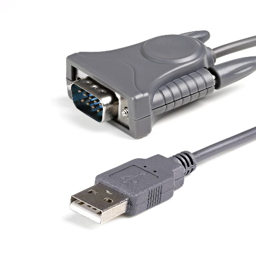 StarTech.com USB to RS232 DB9/DB25 Serial Adapter Cable - M/M, Grey, 0.9 m, USB Type-A, DB-9, Male, Male