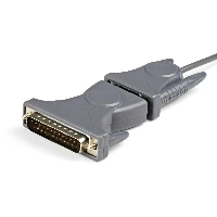 StarTech.com USB to RS232 DB9/DB25 Serial Adapter Cable - M/M, Grey, 0.9 m, USB Type-A, DB-9, Male, Male