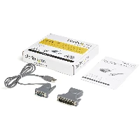 StarTech.com USB to RS232 DB9/DB25 Serial Adapter Cable - M/M, Grey, 0.9 m, USB Type-A, DB-9, Male, Male