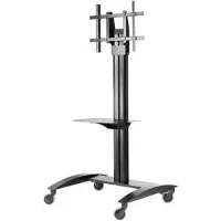 Peerless SR560G, Multimedia cart, Black, Aluminium, 68.2 kg, 81.3 cm (32