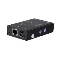StarTech.com HDMI over IP Extender with Video Compression - 1080p, 1920 x 100 pixels, AV transmitter & receiver, 15 m, Wired, Black