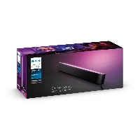 Philips Hue White and colour ambience Play light bar single pack, Smart panel, Black, Integrated LED, Non-changeable bulb(s), Cool white, Warm white, White, 2000 K