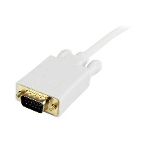 StarTech.com 15 ft Mini DisplayPort to VGA Adapter Converter Cable  mDP to VGA 1920x1200 - White, 4.75 m, mini DisplayPort, VGA (D-Sub), Male, Male, Straight