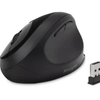 Kensington Pro Fit Ergo Wireless Mouse Black, Right-hand, RF Wireless + Bluetooth, 1600 DPI, Black