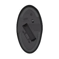 Kensington Pro Fit Ergo Wireless Mouse Black, Right-hand, RF Wireless + Bluetooth, 1600 DPI, Black